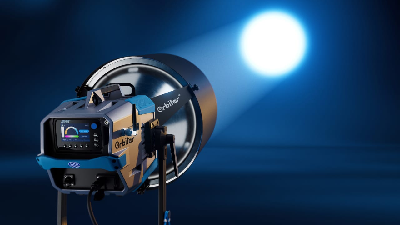 New ARRI Orbiter Beam optic creates the brightest full color LED